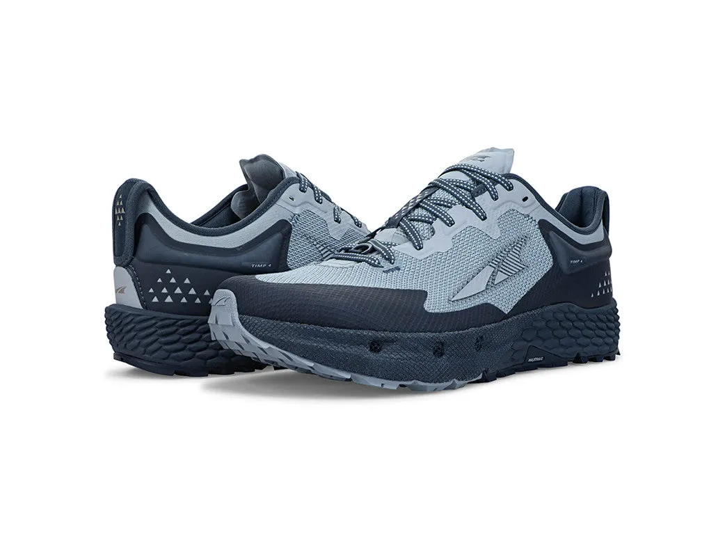Altra Timp 4 Men's Trail Running Shoes, Mineral Blue