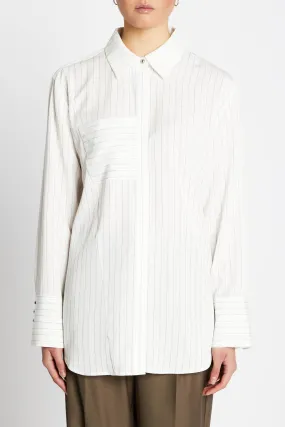 AmaranthBBZanne skjorte - White stripe