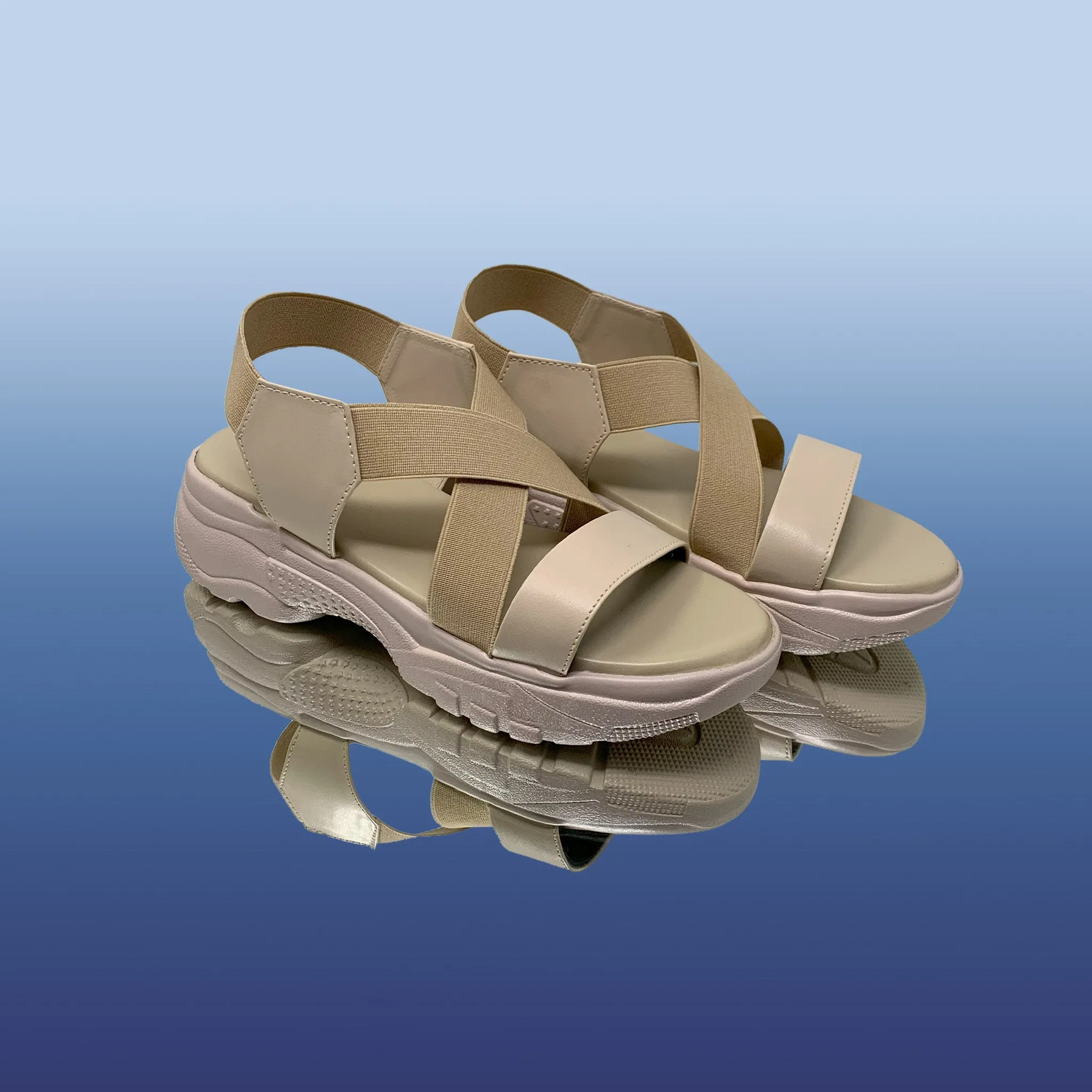 Beige Modern Flair Sandals