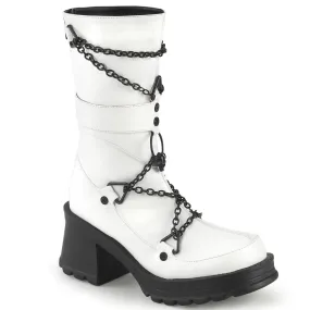 BRATTY-120 Demoniacult Alternative Footwear Women's Knee High Boots