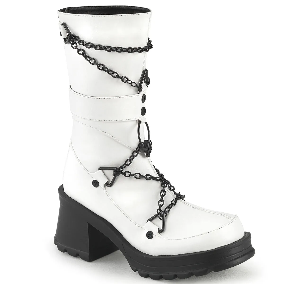 BRATTY-120 Demoniacult Alternative Footwear Women's Knee High Boots