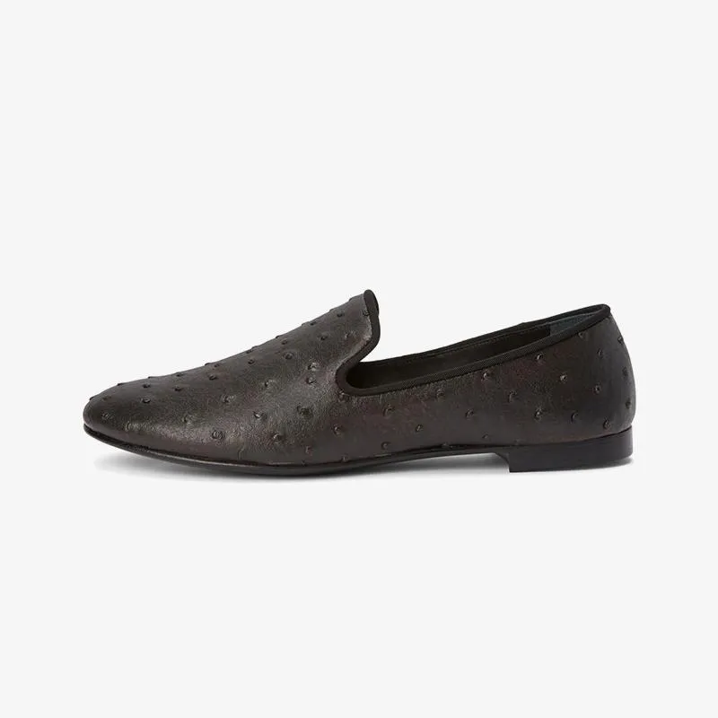 Cedar Brown Leather Loafers