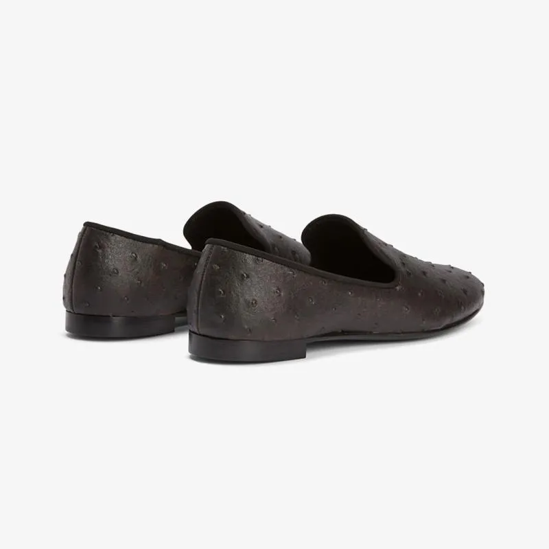 Cedar Brown Leather Loafers