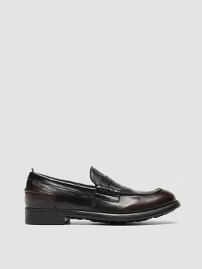 CHRONICLE 056 - Burgundy Leather Penny Loafers