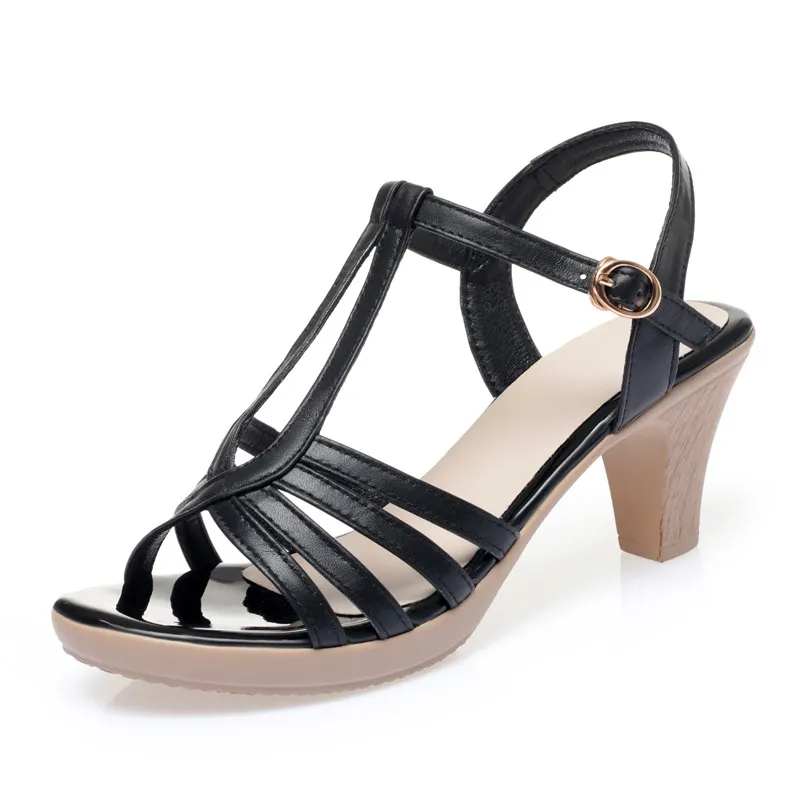 Genuine Leather Woman Modern Sandals