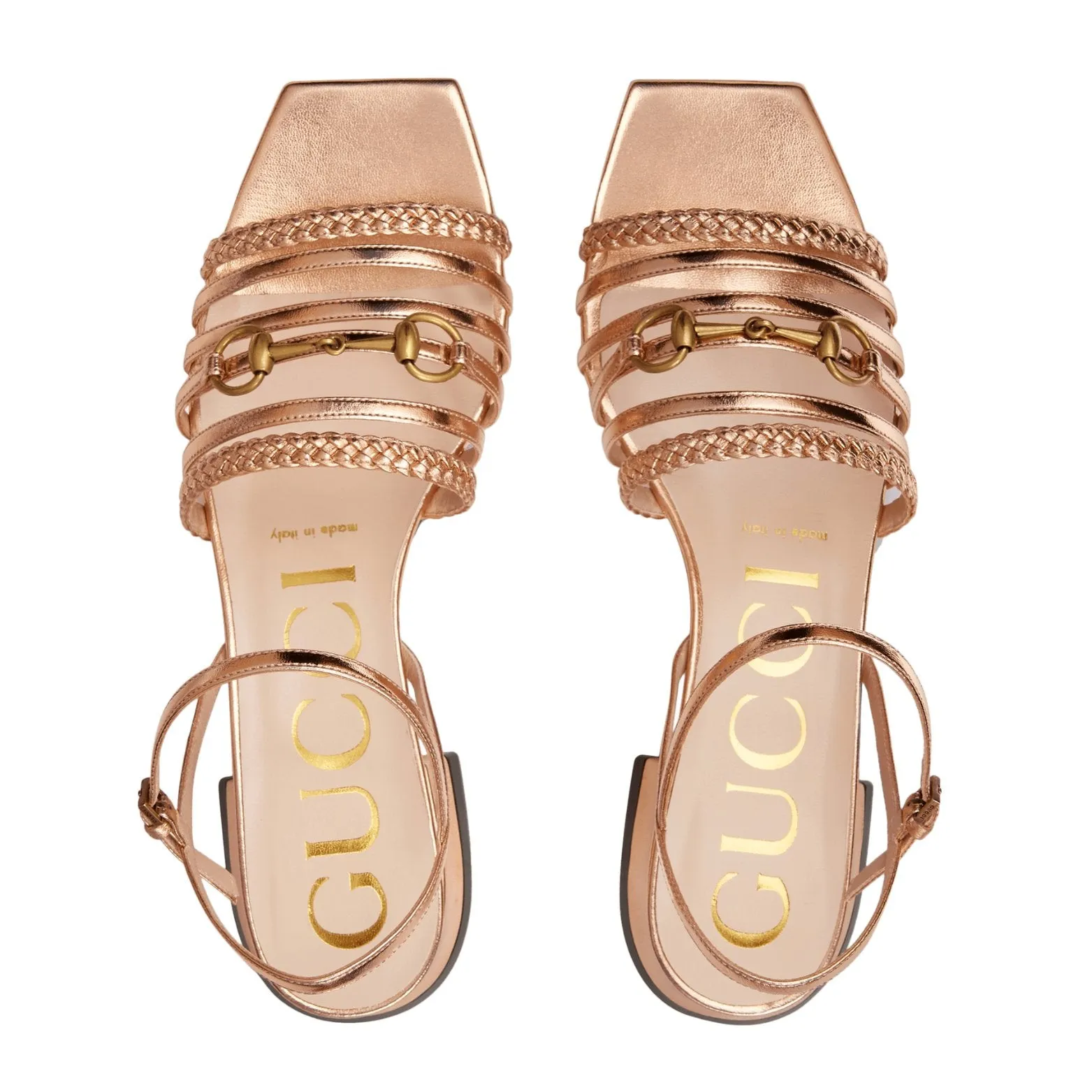 GUCCI  Women's Leather Sandal With Horsebit