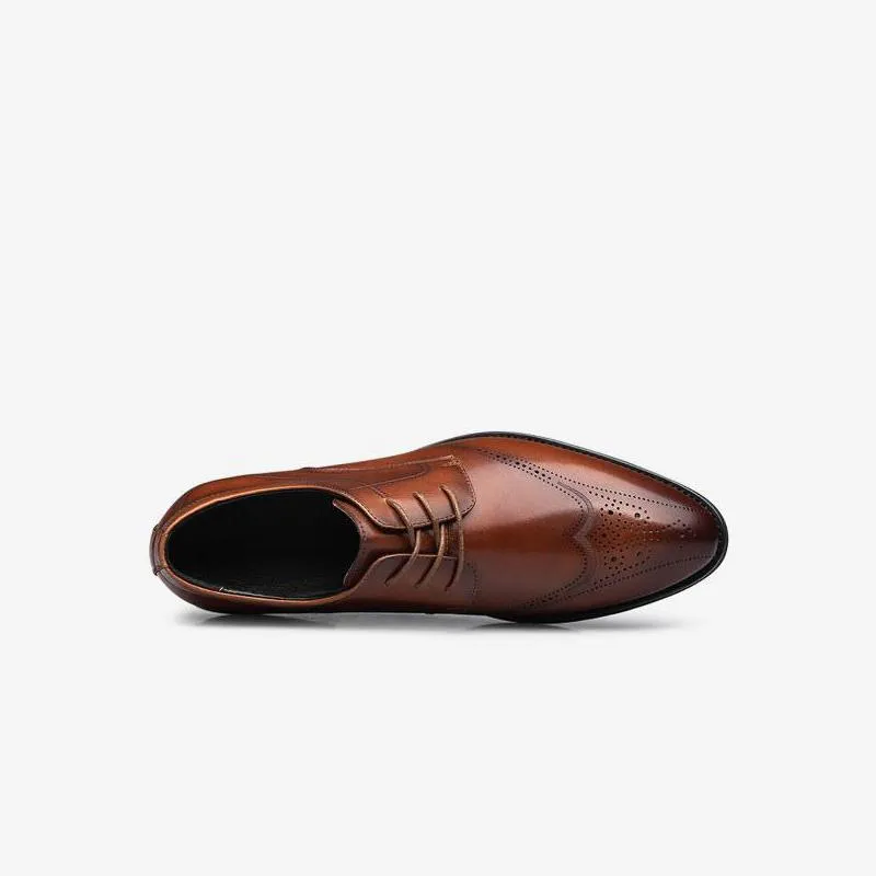 Lace Up Low Top Comfy Dress Shoes
