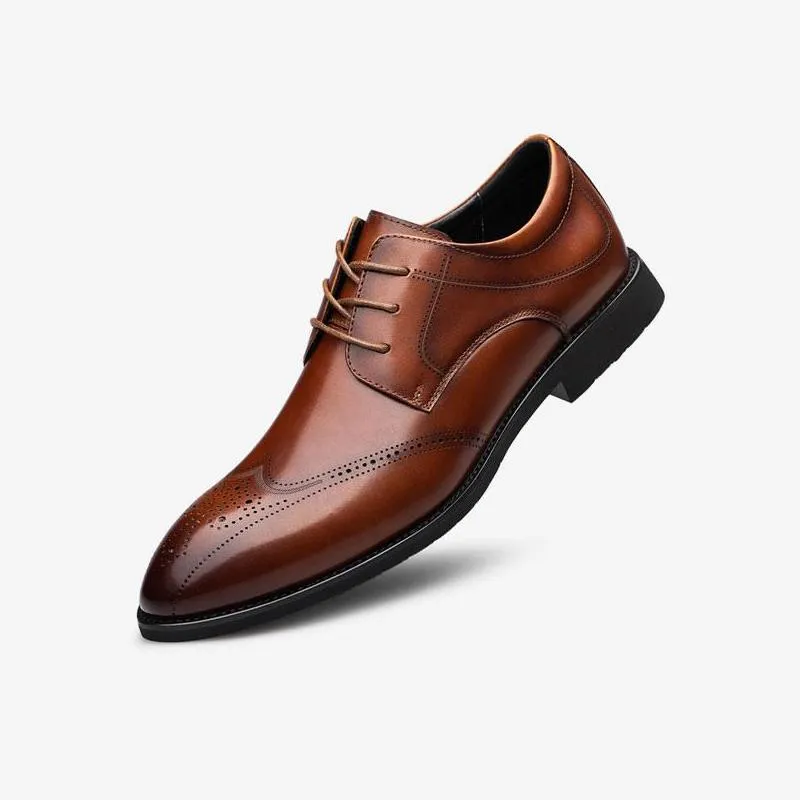 Lace Up Low Top Comfy Dress Shoes