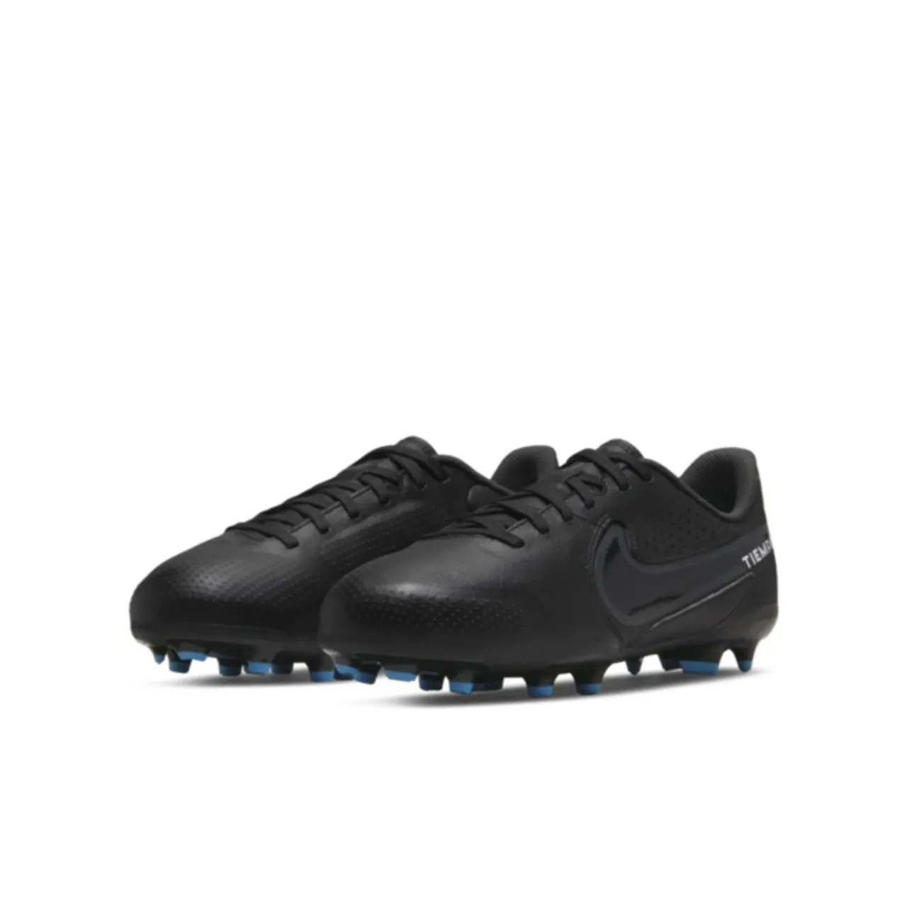 Nike Junior Legend 9 Academy FG/Mg Black/Blue - (DA1333 001) - ACM - R2L17