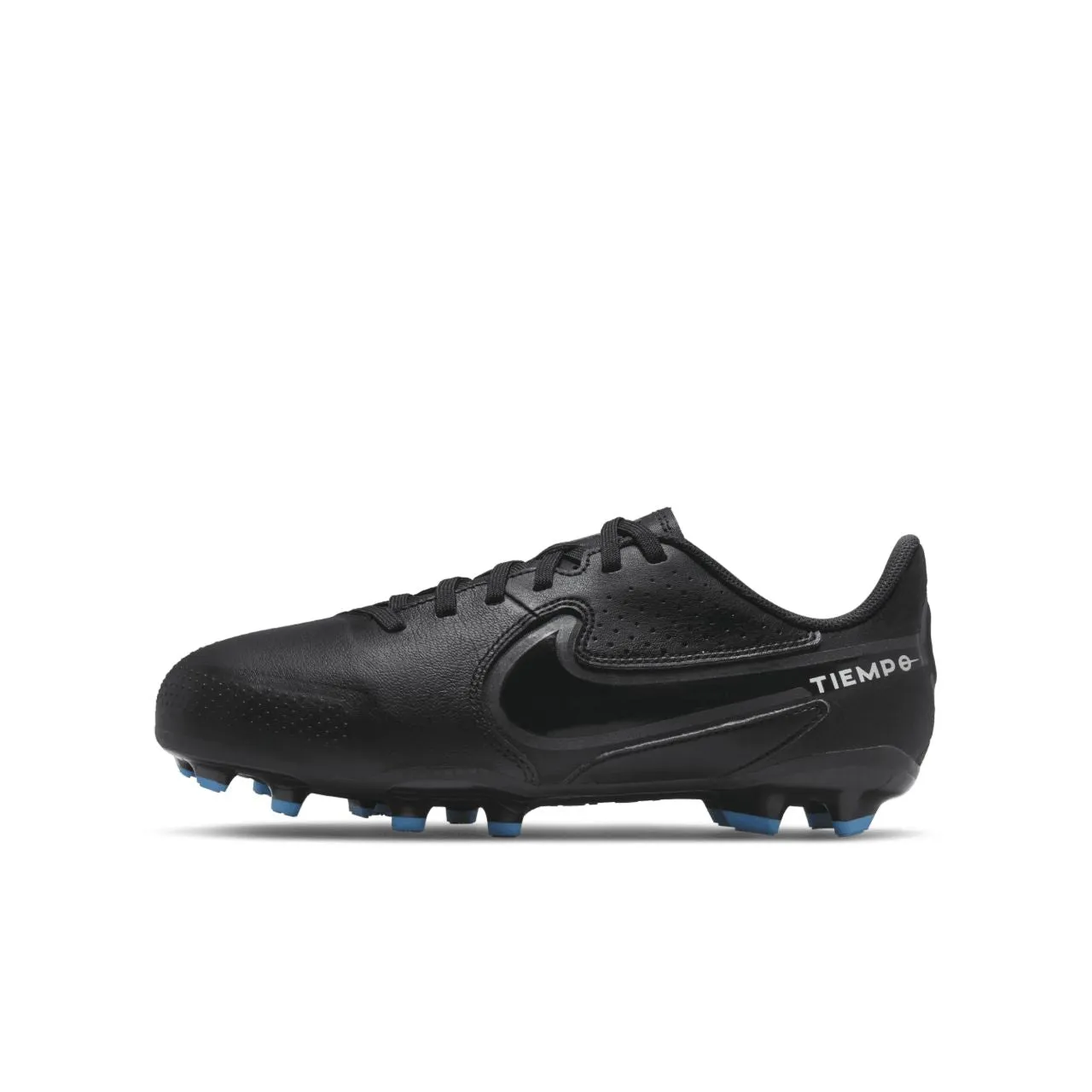 Nike Junior Legend 9 Academy FG/Mg Black/Blue - (DA1333 001) - ACM - R2L17