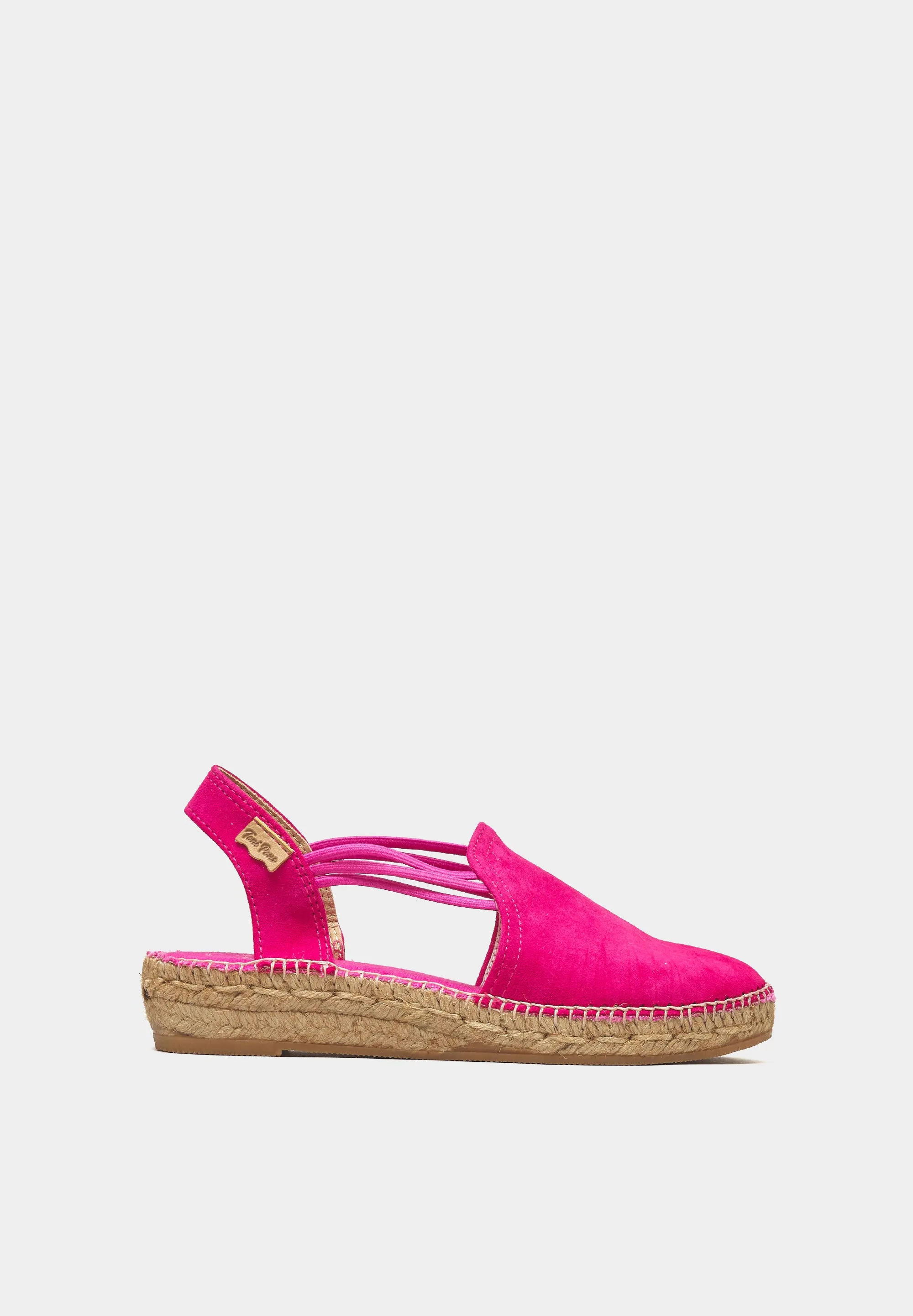 Nuria flat espadrilles Fuschia Suede