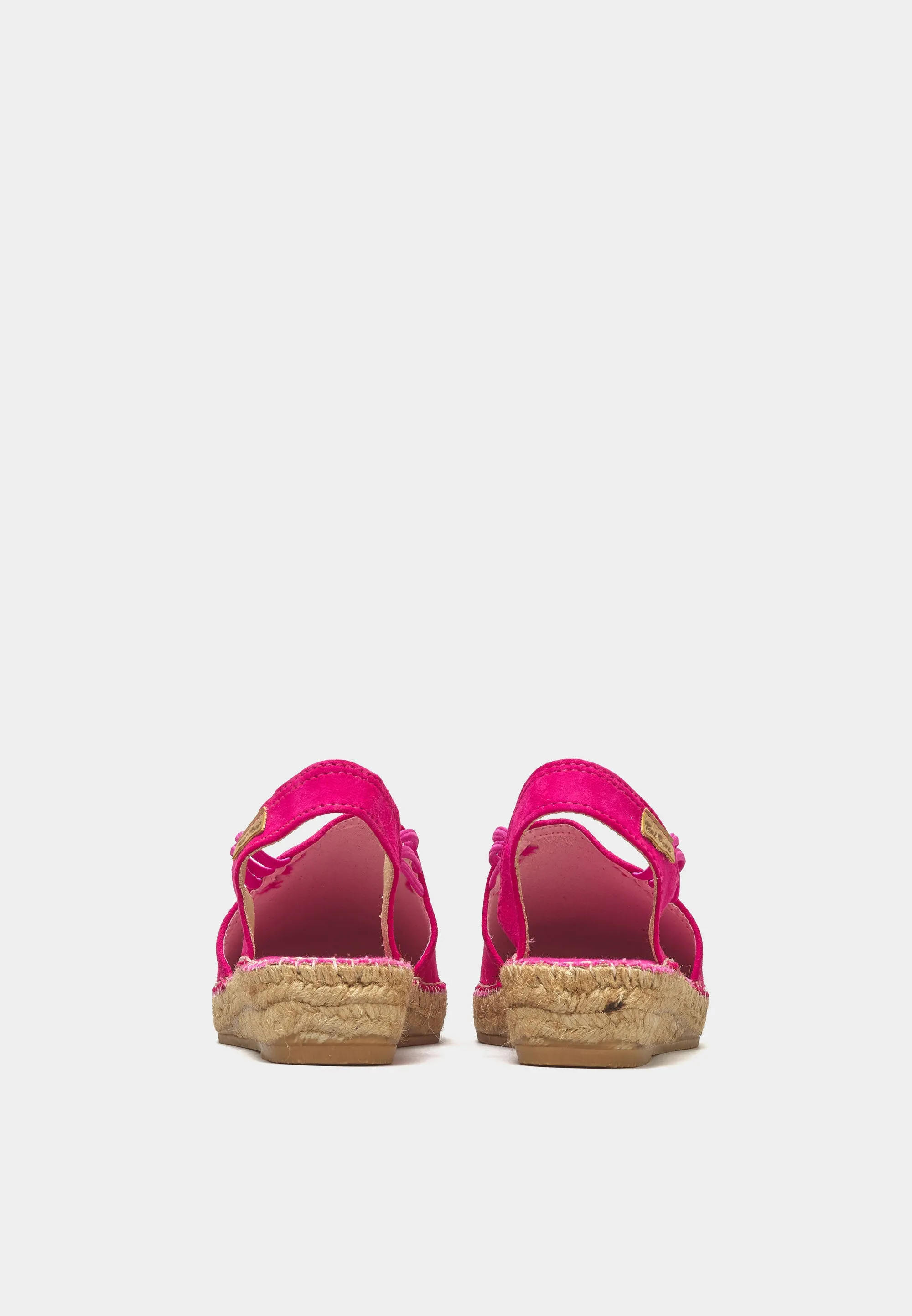 Nuria flat espadrilles Fuschia Suede