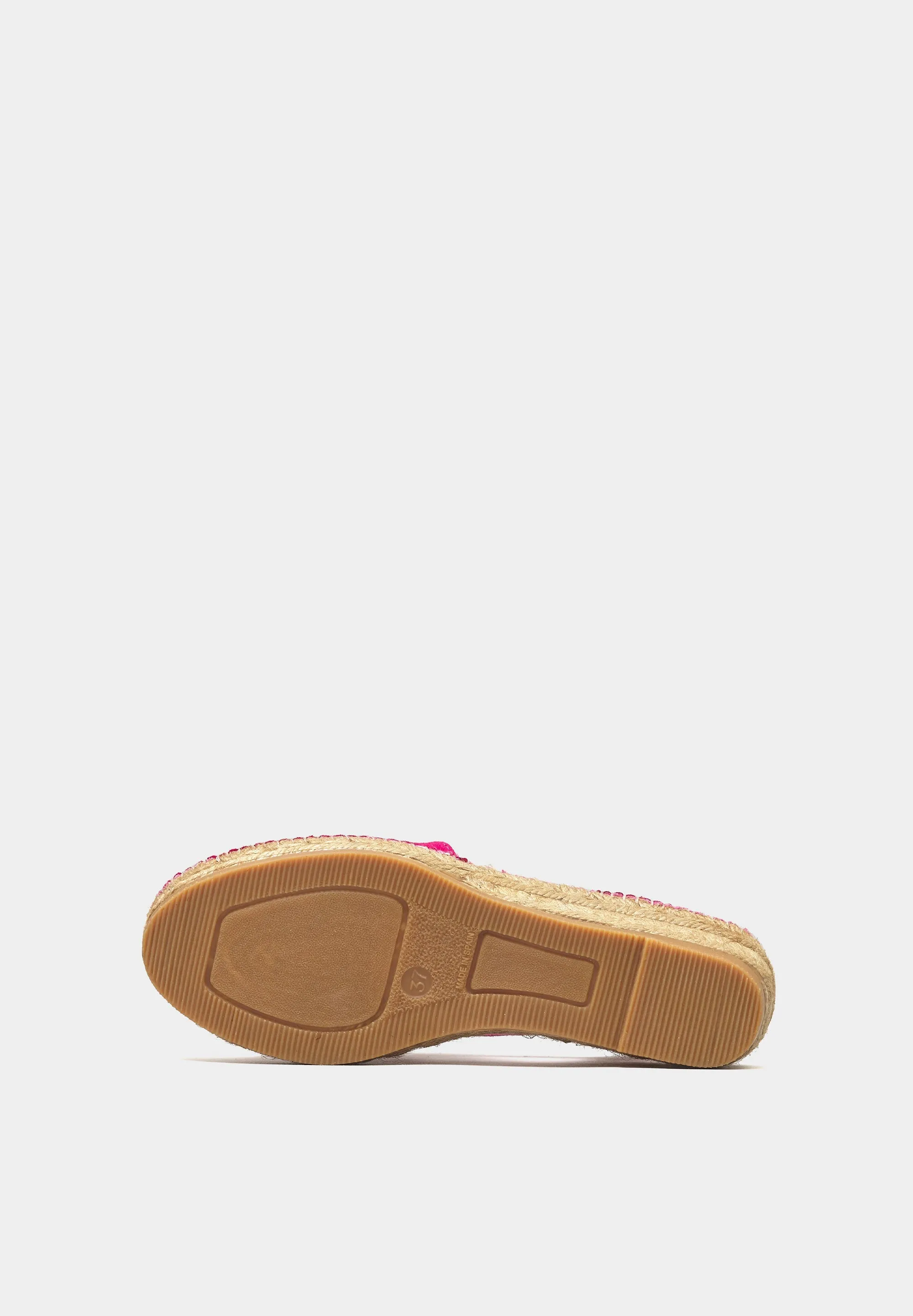 Nuria flat espadrilles Fuschia Suede