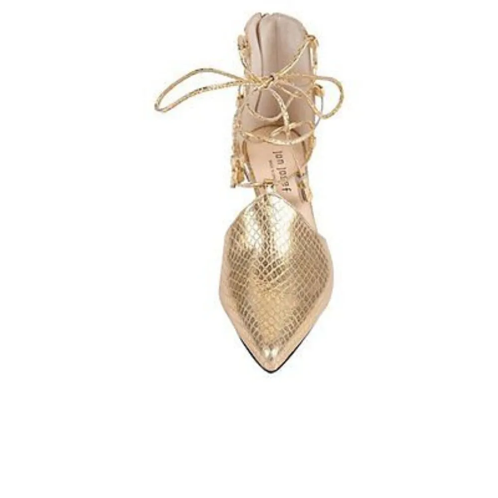 Plum Gold Leather Jon Josef Pump