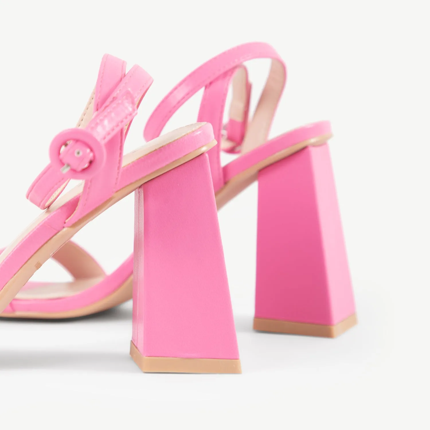 RAID Clair Block Heel In Pink