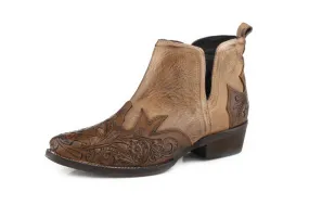 Roper Boots Womens Addie Tooled Leather