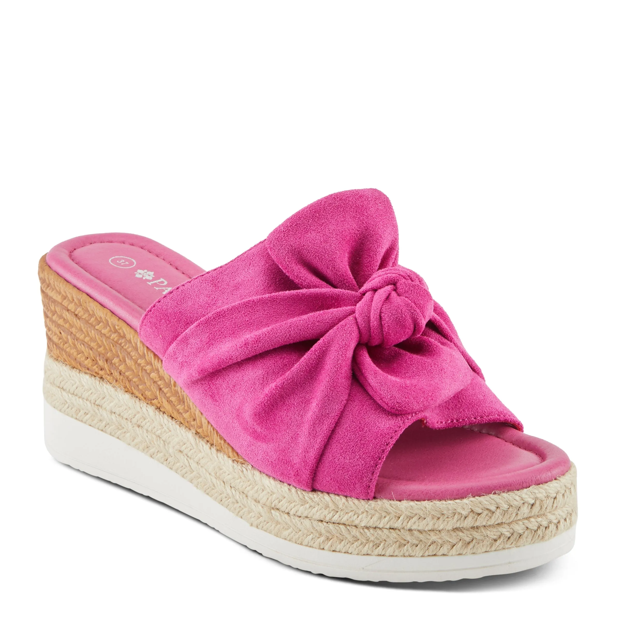 Spring Step Shoes  Patrizia Bellaluce Sandals Women’s Vegan Wedge 3.25”