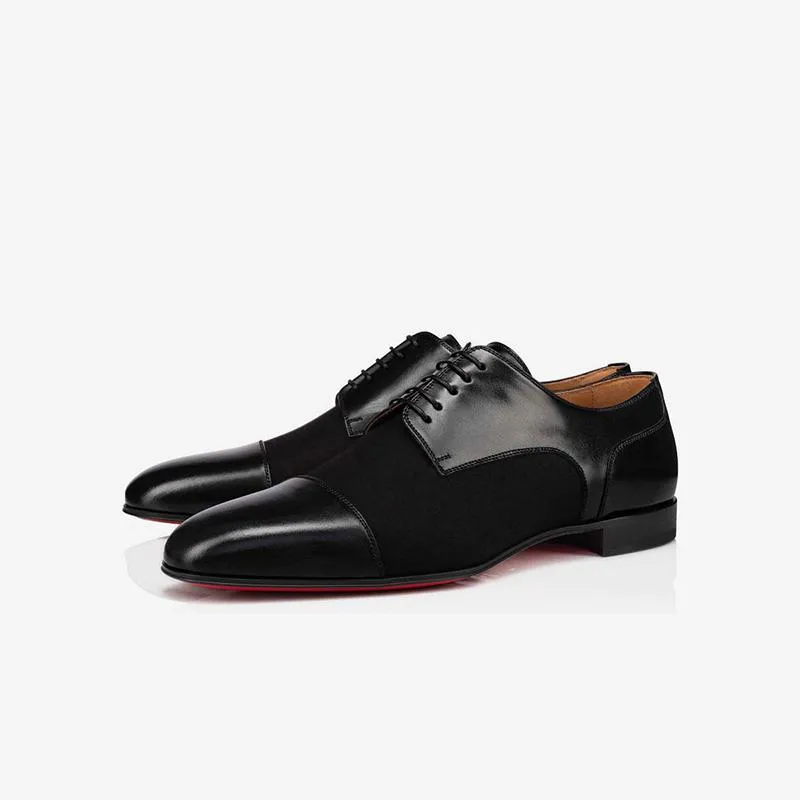 Stitching Cap Toe Dress Shoes