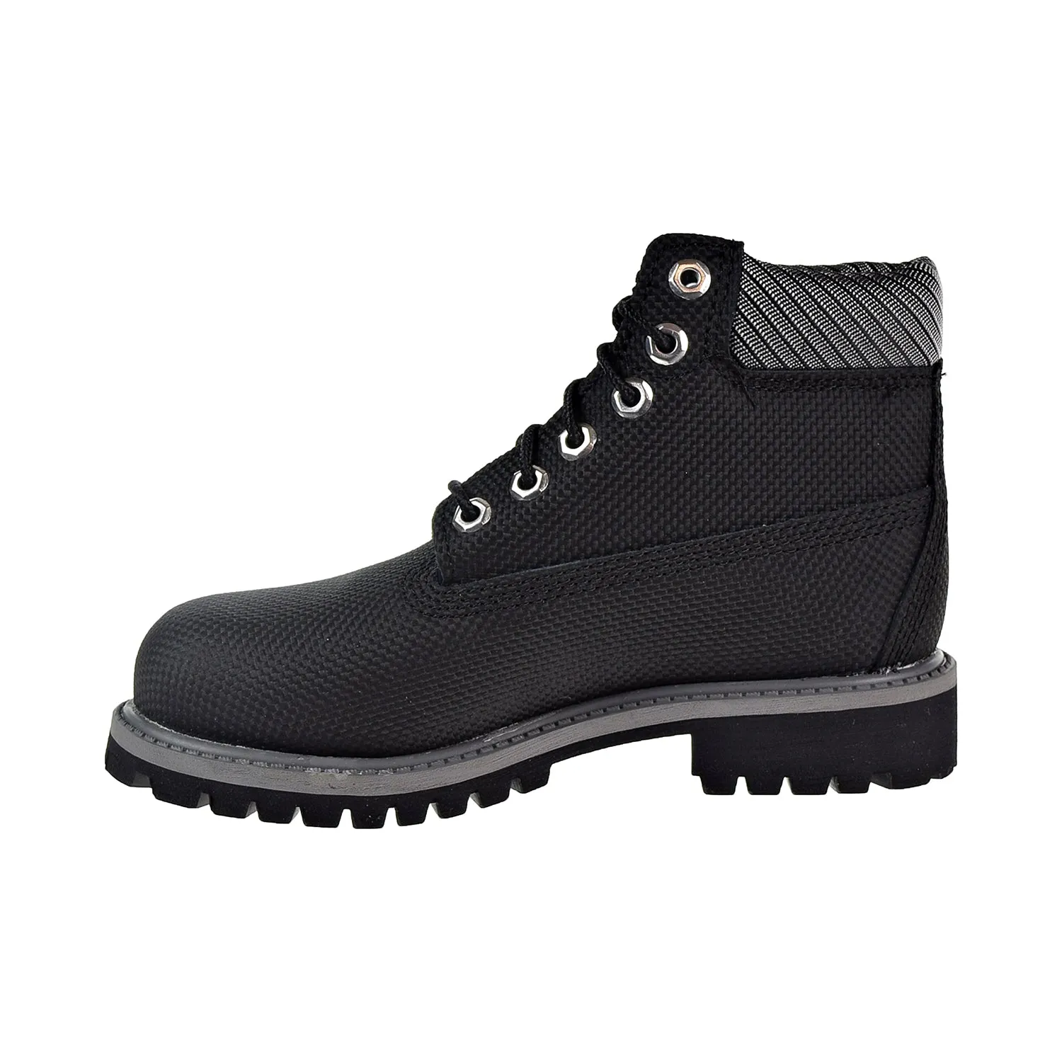 Timberland 6" Premium Boot Little Kid's Shoes Black Helcor