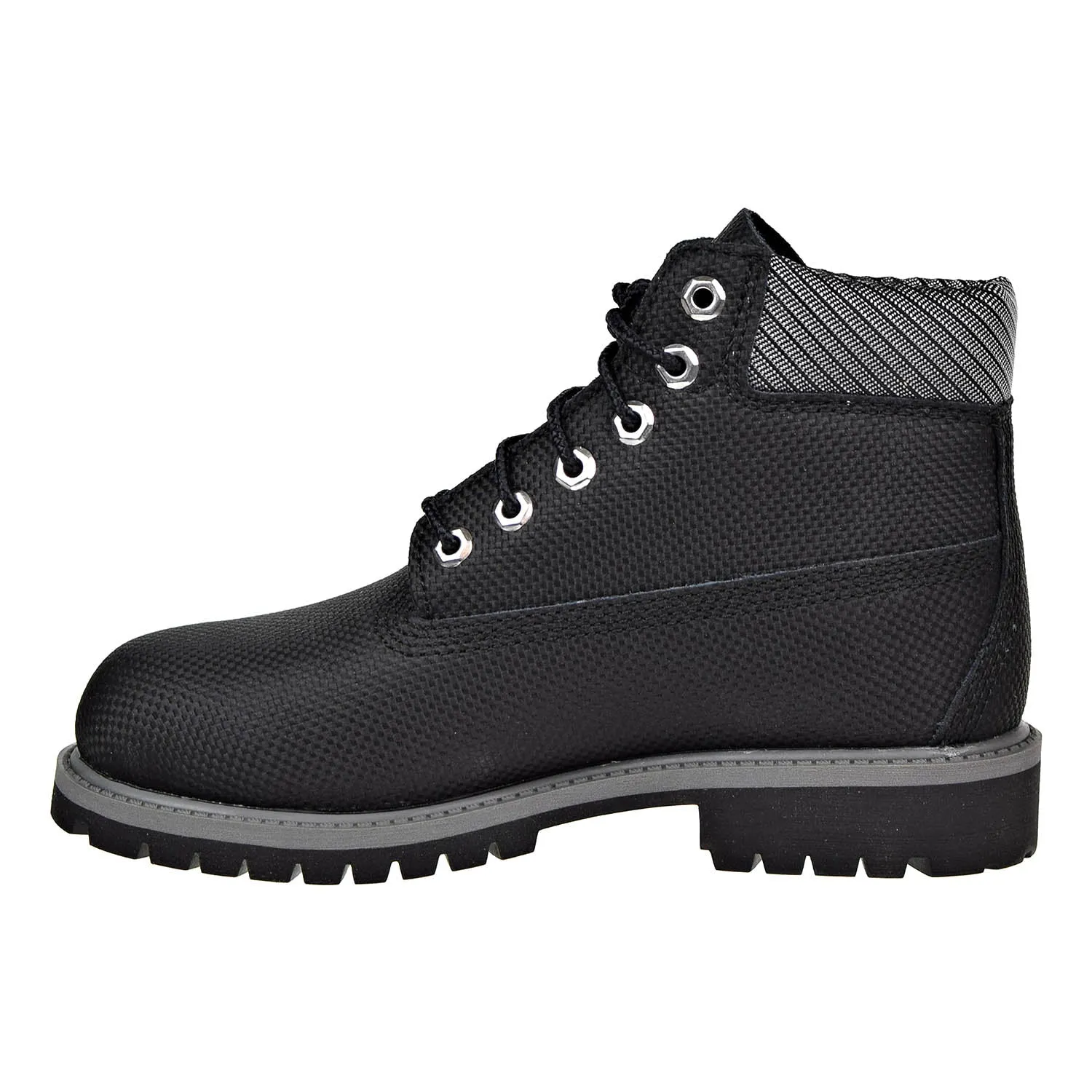 Timberland 6" Premium Boot Little Kid's Shoes Black Helcor
