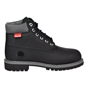 Timberland 6" Premium Boot Little Kid's Shoes Black Helcor