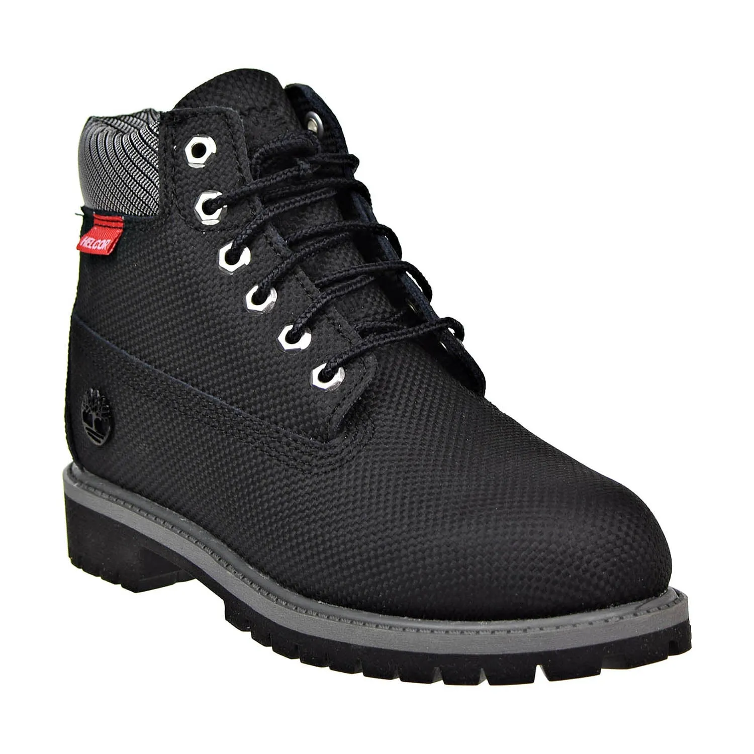 Timberland 6" Premium Boot Little Kid's Shoes Black Helcor