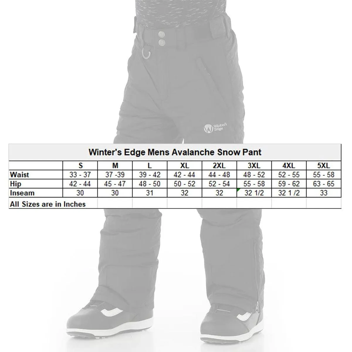 Winter's Edge Avalanche Snow Pants - Men's