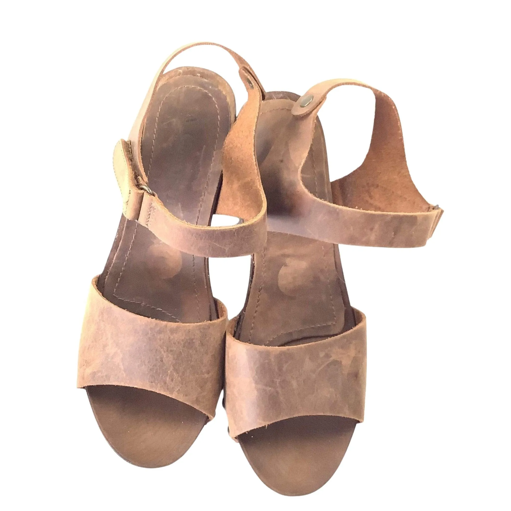 Wood Heel Sandals